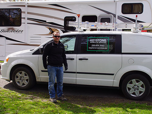 Keystone RV Services in Kelowna offers mobile RV repair services to anyone within our service area.