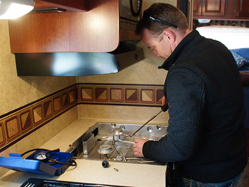 Keystone RV Services in Kelowna performs onsite appliance repairs for anyone within our service area.