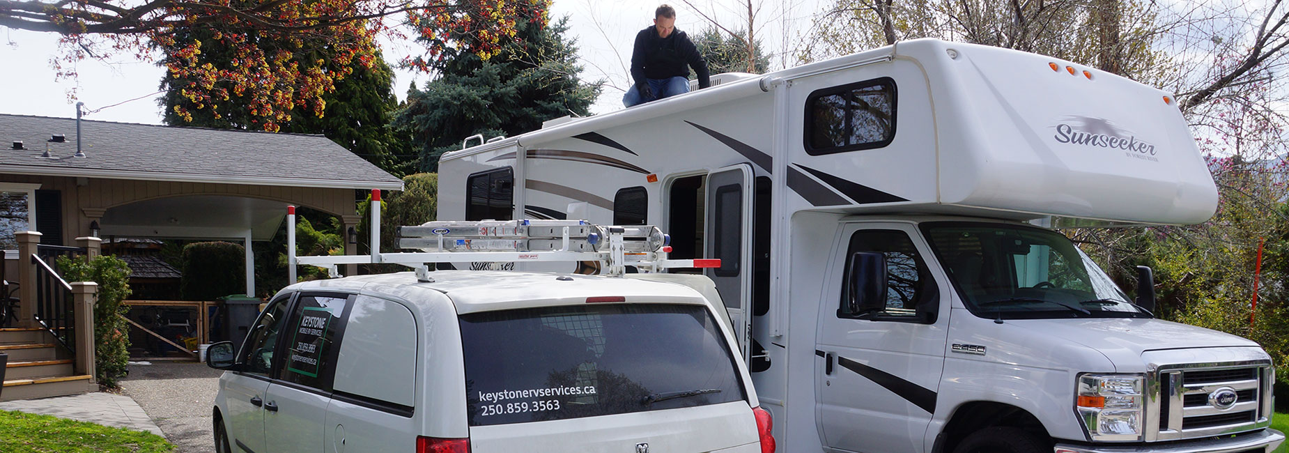 Keystone RV Services in Kelowna will look after all your RV inspection or repair needs.